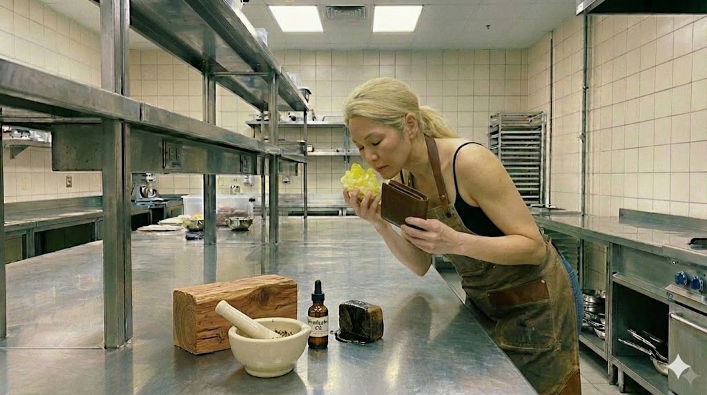 Morita in her studio